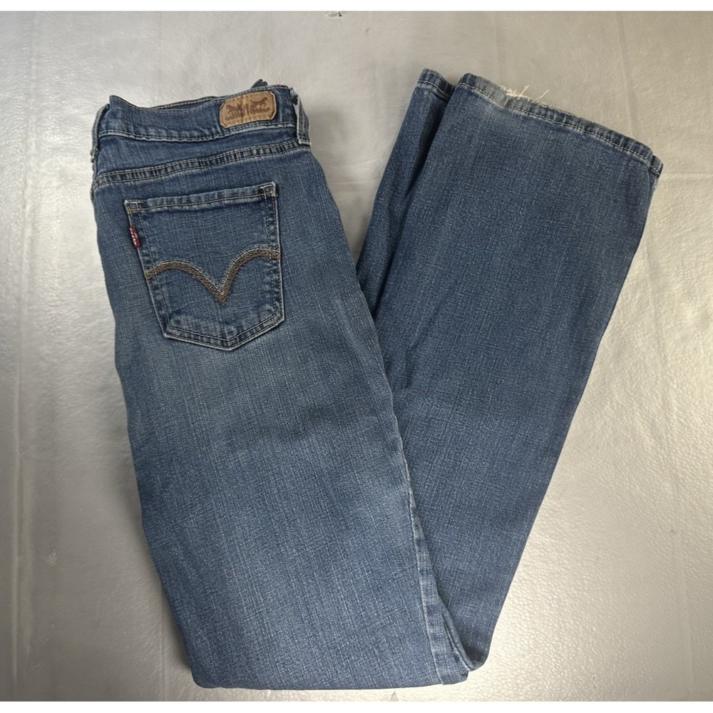 Levi's 515 Bootcut Jeans Women's 6 L/C (29x33) Blue Denim Stretch Mid Rise